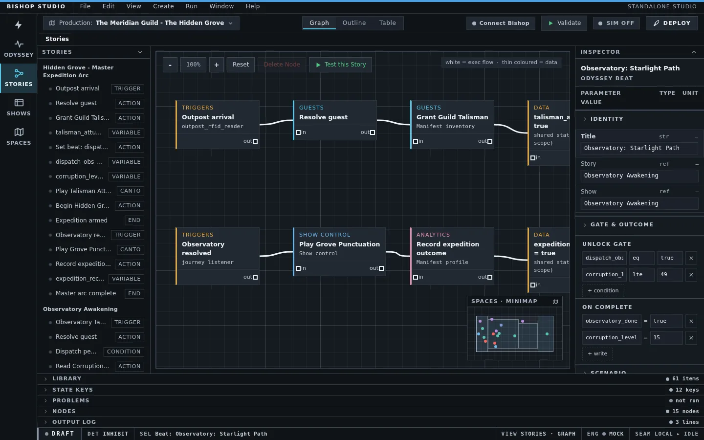 Studio’s visual authoring graph
